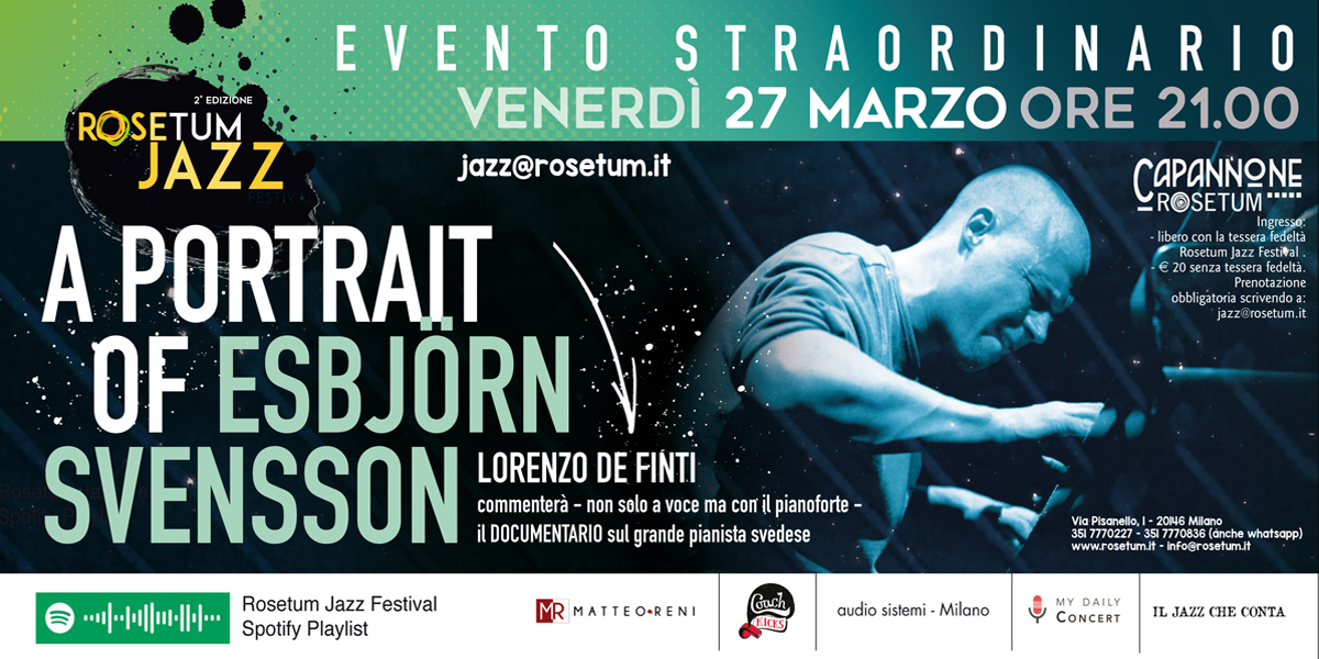 A portait of Esbjprn Svensson Rosetum Jazz Festival Lorenzo De Finti