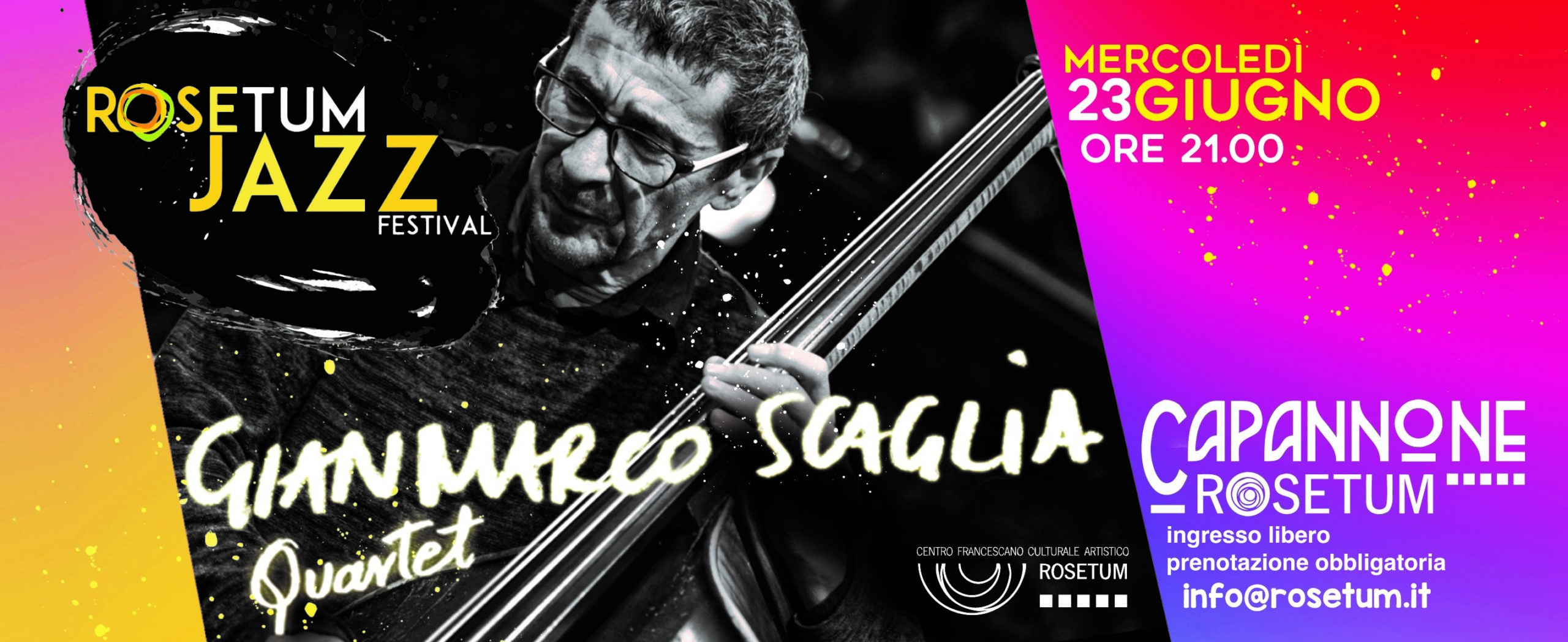 Gianmarco Scaglia quartet 23 giugno 2021 Rosetum Jazz Festival