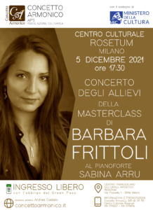 Allievi Masterclass Barbara Frittoli in concerto_5_dicembre_2021_Teatro Rosetum