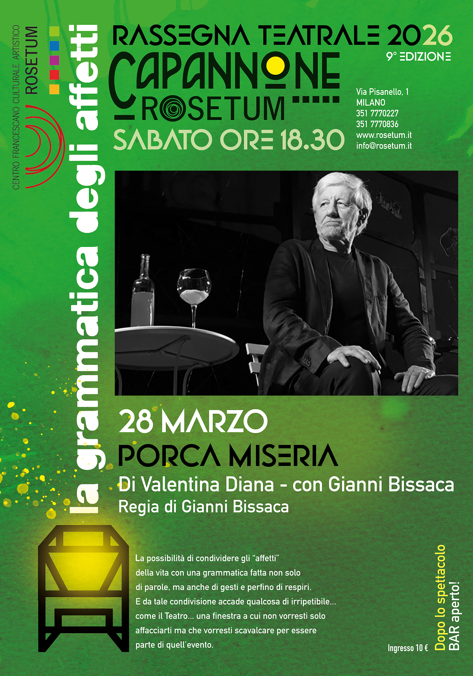 spettacolo 28 marzo "Porca miseria"